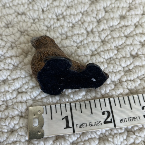 Set of 6 vintage seal figurines - glass, ceramic, resin - Picture 9 of 13